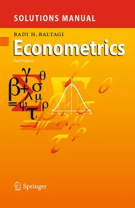 Baltagi | Solutions Manual for Econometrics | E-Book | www.sack.de