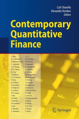 Chiarella / Novikov | Contemporary Quantitative Finance | Buch | 978-3-642-03478-7 | sack.de