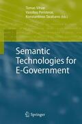 Vitvar / Peristeras / Tarabanis |  Semantic Technologies for E-Government | Buch |  Sack Fachmedien