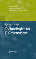 Vitvar / Peristeras / Tarabanis |  Semantic Technologies for E-Government | eBook | Sack Fachmedien