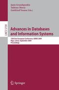 Grundspenkis / Vossen / Morzy |  Advances in Databases and Information Systems | Buch |  Sack Fachmedien