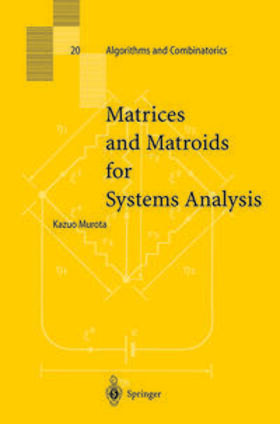 Murota |  Matrices and Matroids for Systems Analysis | eBook | Sack Fachmedien