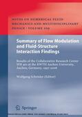 Schröder |  Summary of Flow Modulation and Fluid-Structure Interaction Findings | eBook | Sack Fachmedien