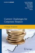 Eilenberger / Haghani / Kötzle |  Current Challenges for Corporate Finance | Buch |  Sack Fachmedien
