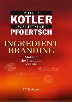 Kotler / Pfoertsch |  Ingredient Branding | eBook | Sack Fachmedien