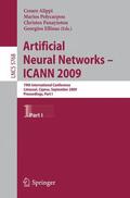 Alippi / Polycarpou / Panayiotou |  Artificial Neural Networks - ICANN 2009 | Buch |  Sack Fachmedien