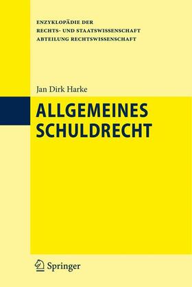 Harke |  Allgemeines Schuldrecht | Buch |  Sack Fachmedien