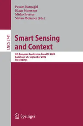 Barnaghi / Moessner / Presser | Smart Sensing and Context | E-Book | sack.de