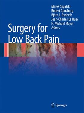 Szpalski / Gunzburg / Rydevik | Surgery for Low Back Pain | Buch | 978-3-642-04546-2 | sack.de