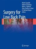 Szpalski / Gunzburg / Rydevik |  Surgery for Low Back Pain | Buch |  Sack Fachmedien