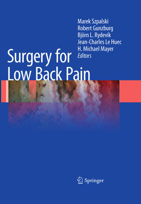 Szpalski / Gunzburg / Rydevik | Surgery for Low Back Pain | E-Book | sack.de