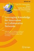 Camarinha-Matos / Afsarmanesh / Paraskakis |  Leveraging Knowledge for Innovation in Collaborative Networks | Buch |  Sack Fachmedien