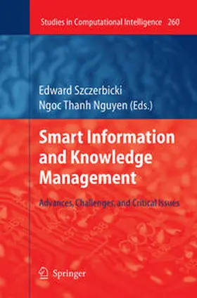Szczerbicki |  Smart Information and Knowledge Management | eBook | Sack Fachmedien