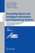 Velásquez / Ríos |  Knowledge-Based and Intelligent Information and Engineering | Buch |  Sack Fachmedien