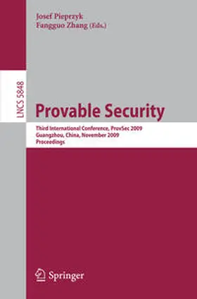 Pieprzyk / Zhang | Provable Security | E-Book | sack.de