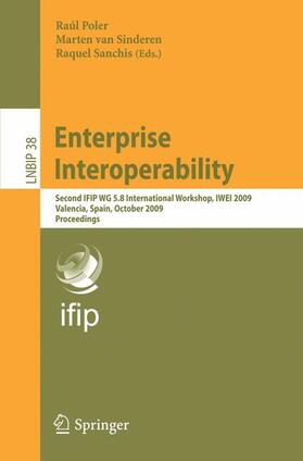 Poler / Sanchis / van Sinderen |  Enterprise Interoperability | Buch |  Sack Fachmedien