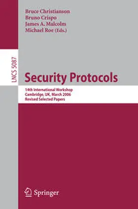 Christianson / Crispo / Malcolm | Security Protocols | E-Book | www.sack.de