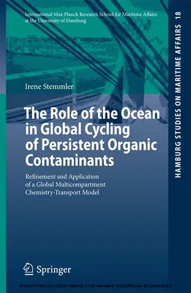 Stemmler | The Role of the Ocean in Global Cycling of Persistent Organic Contaminants | E-Book | www.sack.de