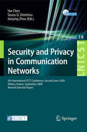 Chen / Dimitriou / Zhou | Security and Privacy in Communication Networks | E-Book | sack.de