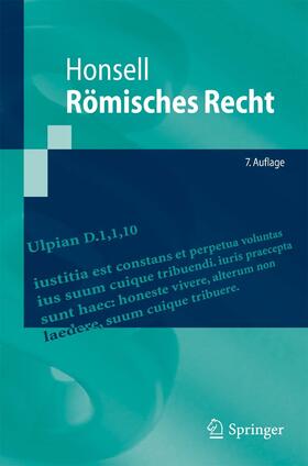 Honsell | Römisches Recht | E-Book | sack.de