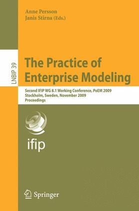 Stirna / Persson |  The Practice of Enterprise Modeling | Buch |  Sack Fachmedien