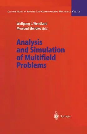 Efendiev / Wendland |  Analysis and Simulation of Multifield Problems | Buch |  Sack Fachmedien