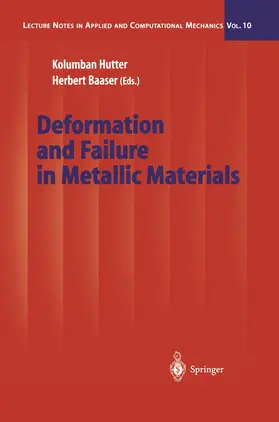 Baaser / Hutter |  Deformation and Failure in Metallic Materials | Buch |  Sack Fachmedien