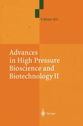 Winter |  Advances in High Pressure Bioscience and Biotechnology II | Buch |  Sack Fachmedien