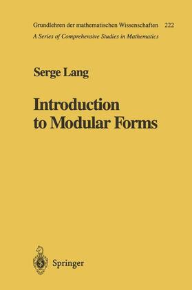 Lang |  Introduction to Modular Forms | Buch |  Sack Fachmedien