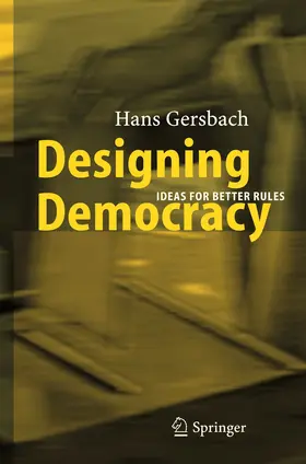 Gersbach |  Designing Democracy | Buch |  Sack Fachmedien