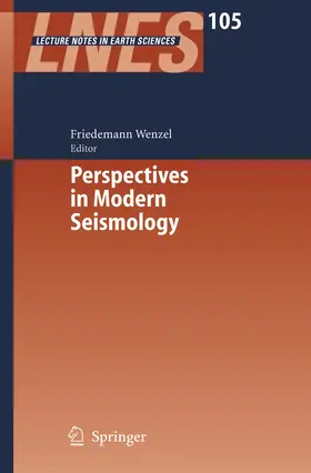 Wenzel |  Perspectives in Modern Seismology | Buch |  Sack Fachmedien