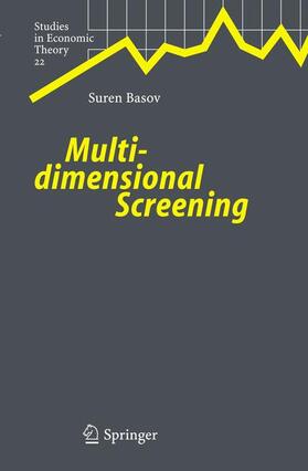 Basov | Multidimensional Screening | Buch | 978-3-642-06288-9 | sack.de