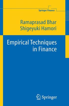 Hamori / Bhar | Empirical Techniques in Finance | Buch | 978-3-642-06417-3 | sack.de