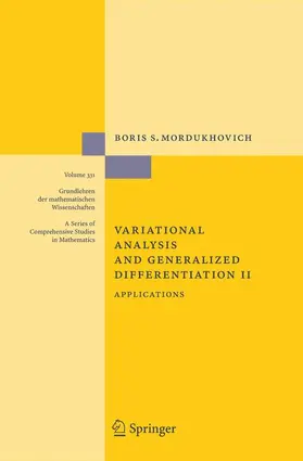 Mordukhovich |  Variational Analysis and Generalized Differentiation II | Buch |  Sack Fachmedien