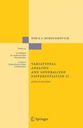 Mordukhovich |  Variational Analysis and Generalized Differentiation II | Buch |  Sack Fachmedien