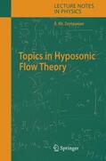 Zeytounian |  Topics in Hyposonic Flow Theory | Buch |  Sack Fachmedien