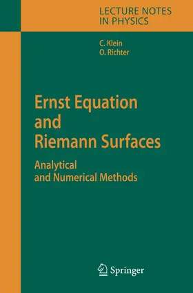Klein / Richter |  Ernst Equation and Riemann Surfaces | Buch |  Sack Fachmedien