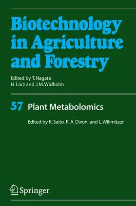 Saito / Willmitzer / Dixon |  Plant Metabolomics | Buch |  Sack Fachmedien