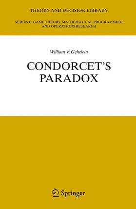 Gehrlein | Condorcet's Paradox | Buch | 978-3-642-07035-8 | sack.de