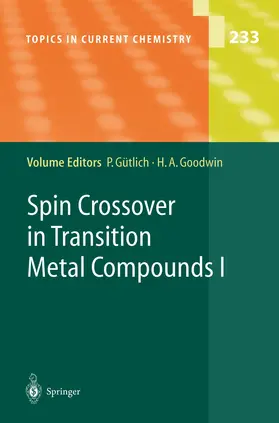 Goodwin / Gütlich |  Spin Crossover in Transition Metal Compounds I | Buch |  Sack Fachmedien