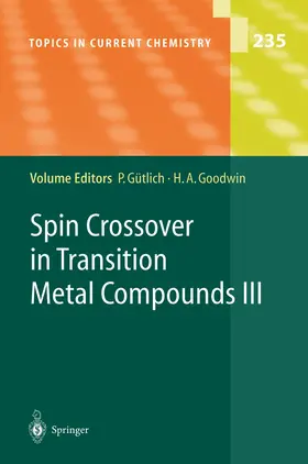 Goodwin / Gütlich |  Spin Crossover in Transition Metal Compounds III | Buch |  Sack Fachmedien