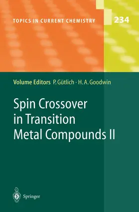 Goodwin / Gütlich |  Spin Crossover in Transition Metal Compounds II | Buch |  Sack Fachmedien