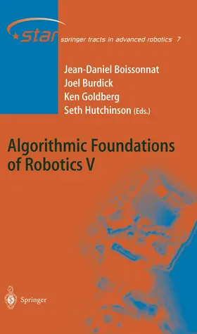 Boissonnat / Hutchinson / Burdick |  Algorithmic Foundations of Robotics V | Buch |  Sack Fachmedien