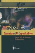 Zeilinger / Bertlmann |  Quantum (Un)speakables | Buch |  Sack Fachmedien