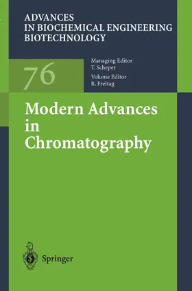 Freitag |  Modern Advances in Chromatography | Buch |  Sack Fachmedien