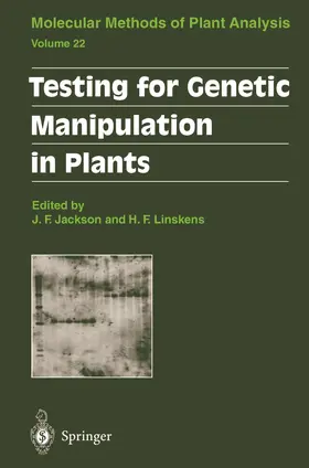 Linskens / Jackson |  Testing for Genetic Manipulation in Plants | Buch |  Sack Fachmedien