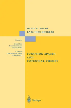 Hedberg / Adams |  Function Spaces and Potential Theory | Buch |  Sack Fachmedien