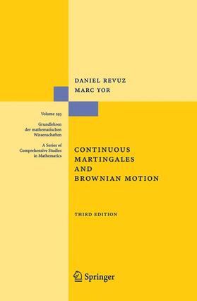 Yor / Revuz | Continuous Martingales and Brownian Motion | Buch | 978-3-642-08400-3 | sack.de