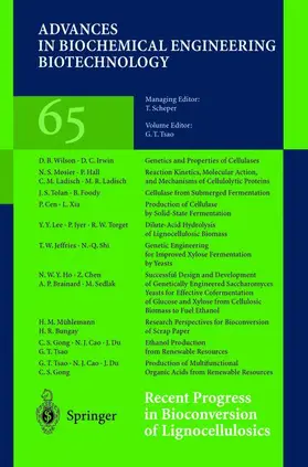 Tsao |  Recent Progress in Bioconversion of Lignocellulosics | Buch |  Sack Fachmedien