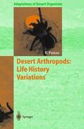 Punzo |  Desert Arthropods: Life History Variations | Buch |  Sack Fachmedien